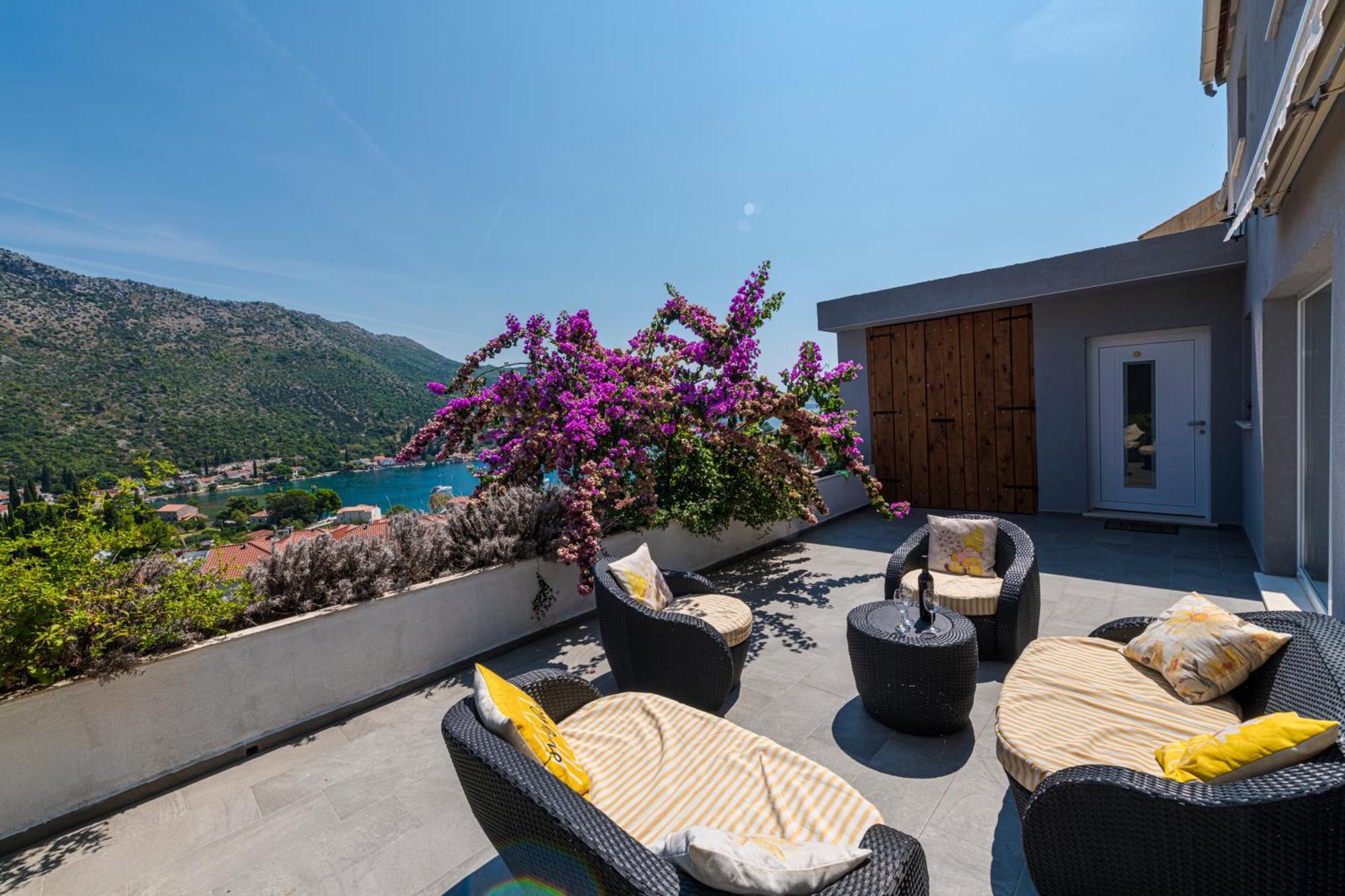 Villa Mardia- Sea View Infinity Pool Built 2023 Zaton  Eksteriør bilde