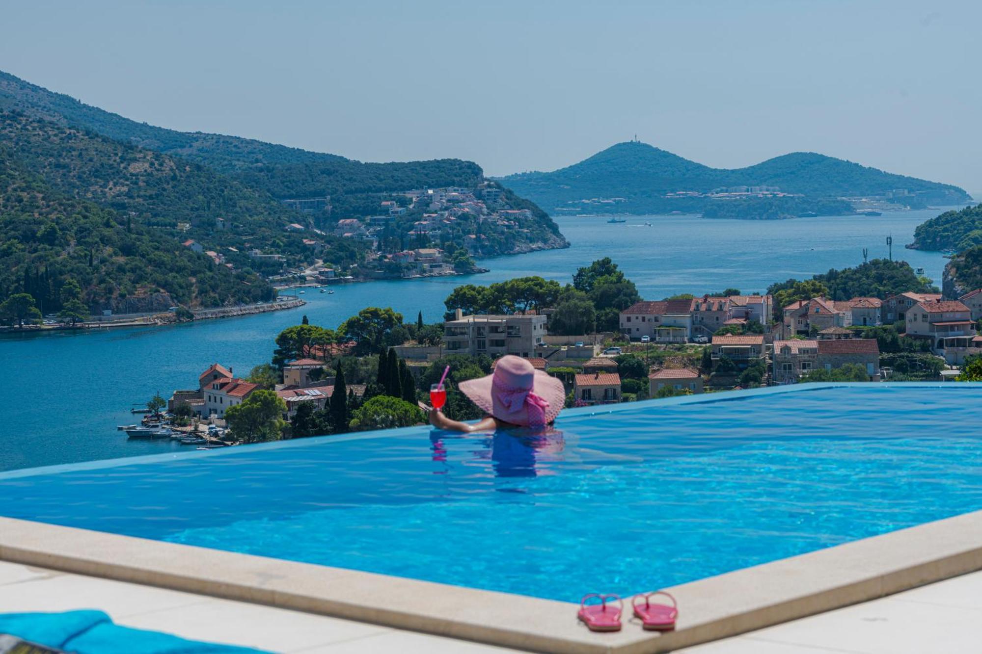 Villa Mardia- Sea View Infinity Pool Built 2023 Zaton  Eksteriør bilde